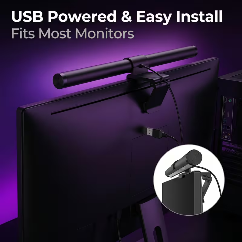 Monitor Light Bar - LED Monitor Light Bar With Remote