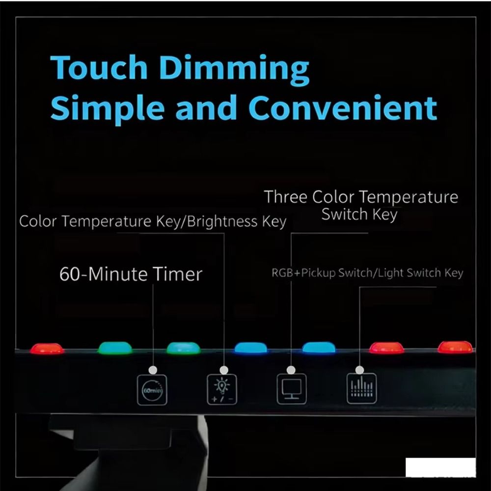 Monitor Light Bar - RGB Atmosphere Monitor Light Bar Touch