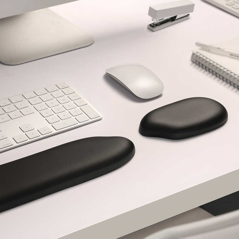 Keyboard Wrist Pad Leather - Rice Silicone Wrist Mouse Pad Keyboard