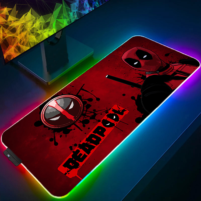 Tech Gaming Accessories - LED Mouse Pad Gaming Backlight Lock