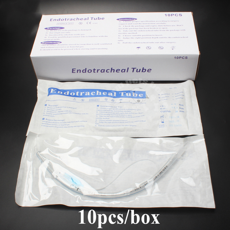 Vet Tech Accessories - 10PCS Endotracheal Tube with Cuff ID