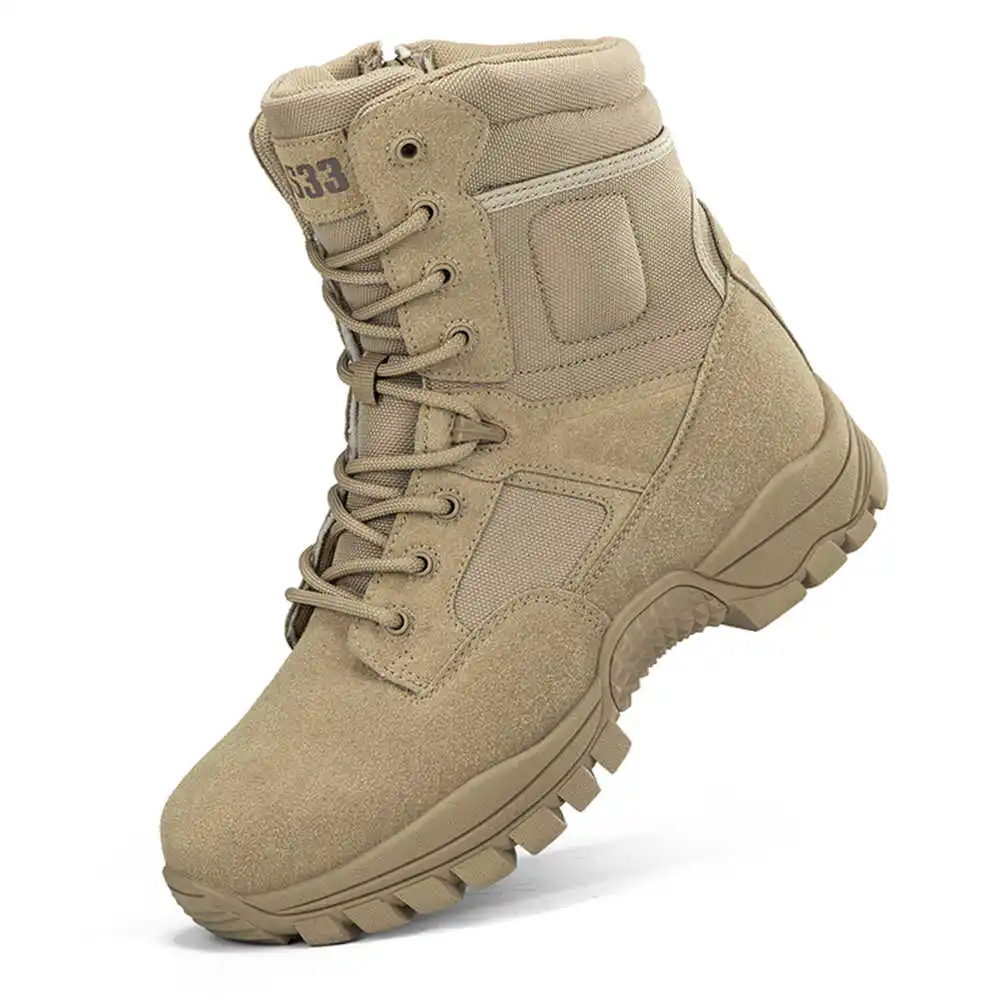 Tech Accessories Suppliers - Nonslip Genuine Leather Hiking Boots Designer
