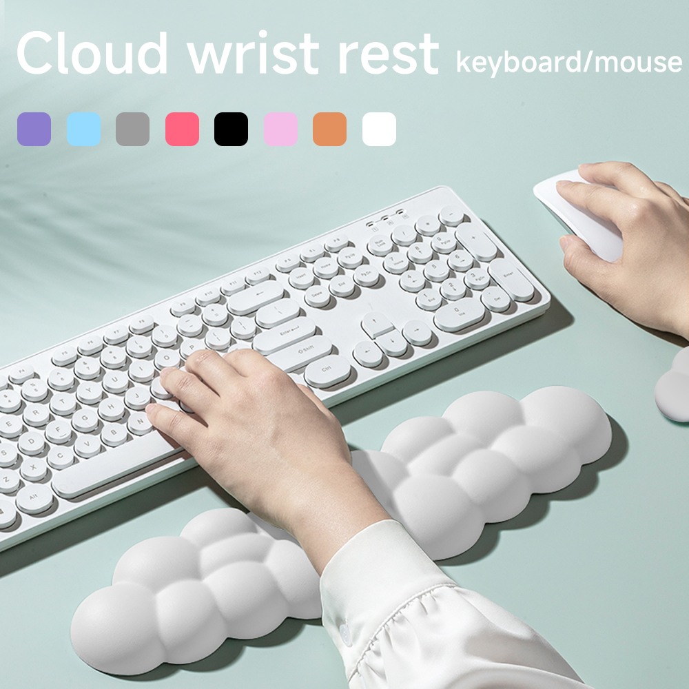 Keyboard Wrist Pad Leather - Mouse Pad with Wrist Rest Keyboard