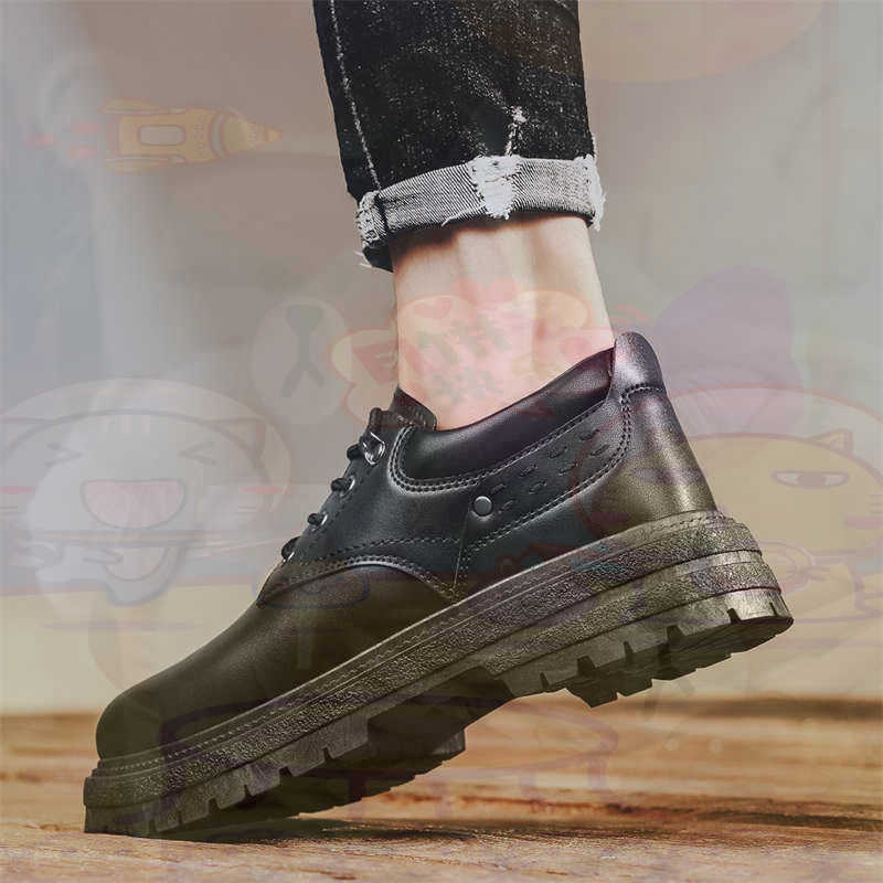 Tech Accessories Suppliers - Dark Natural Leather Fashion Trainers Tennis