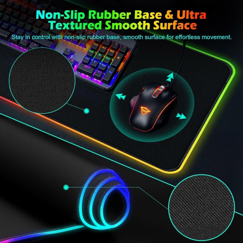 Mouse Charging Pad - 96GE LED Gaming Mouse Pad with