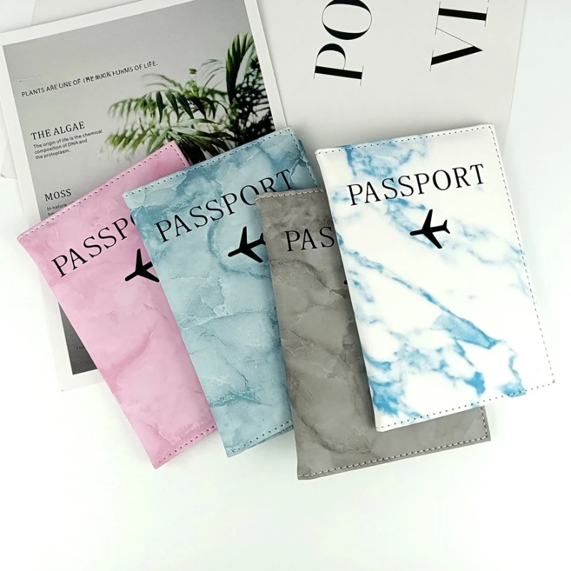 Tech Accessories Travel - PU Leather Passport Cover Simple Plane