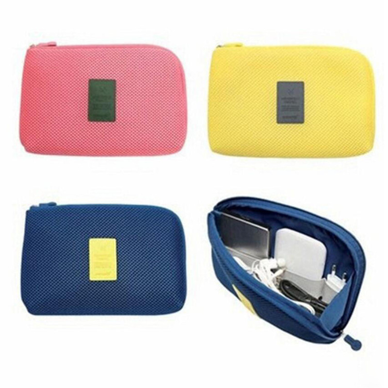 Tech Accessories Case - Travel Accessory Cable Bag Portable Digital
