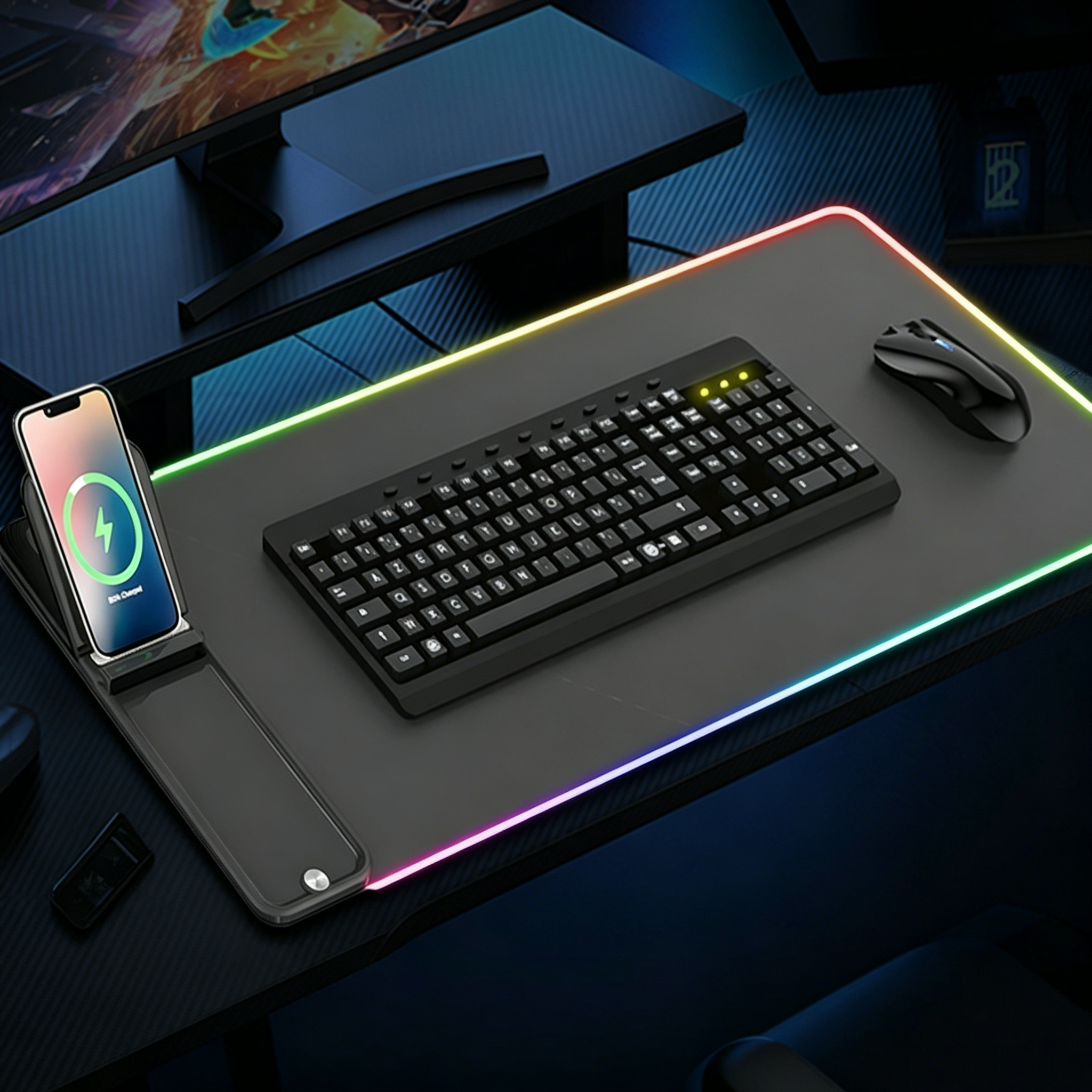 Mouse Charging Pad - H18 15W Fast Charging Keyboard Wireless
