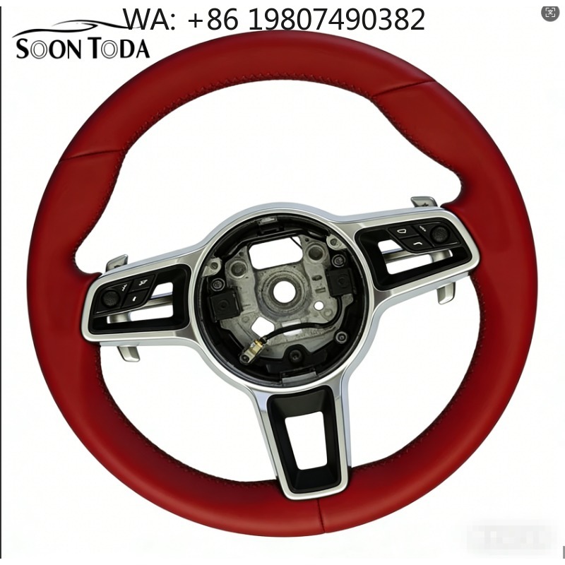 Tech Accessories - LED Display Heated Carbon Leather Steering