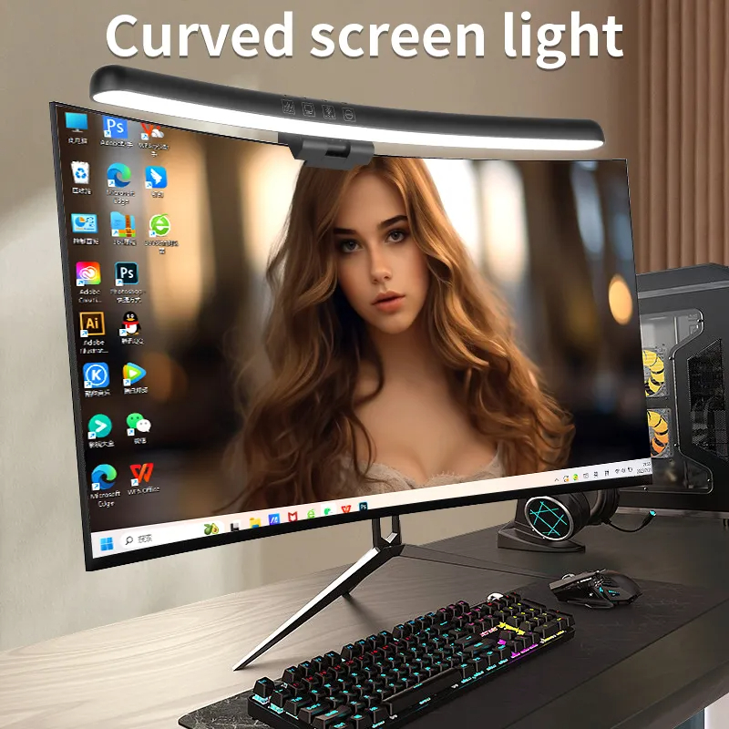 Monitor Light Bar - Curved LED Monitor Light Bar USB