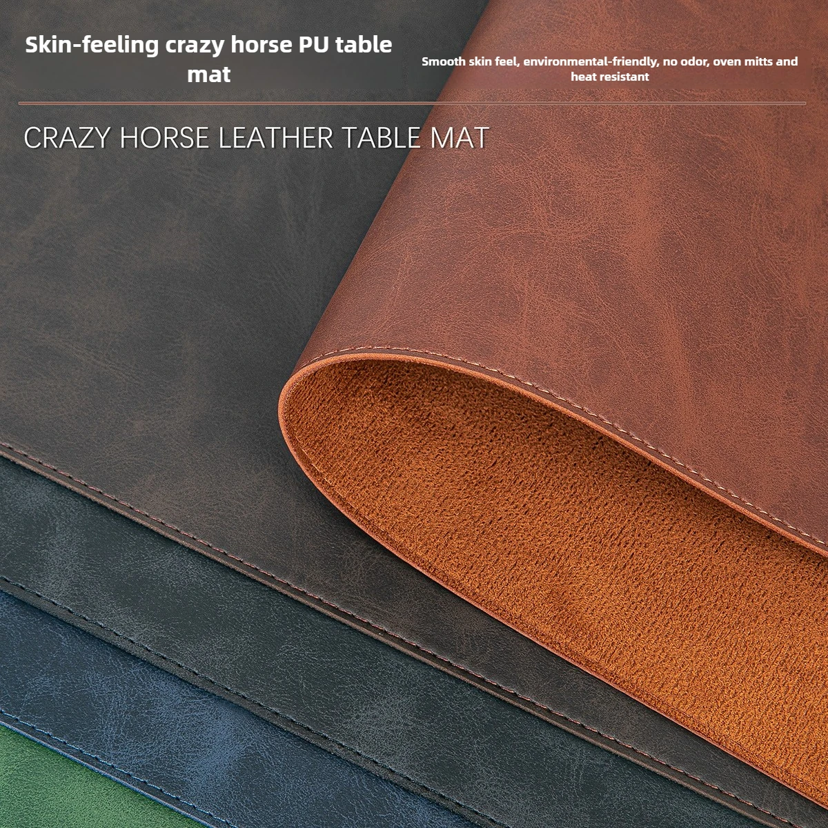 Mouse Charging Pad - Desk Pad Waterproof PU Mouse Pads