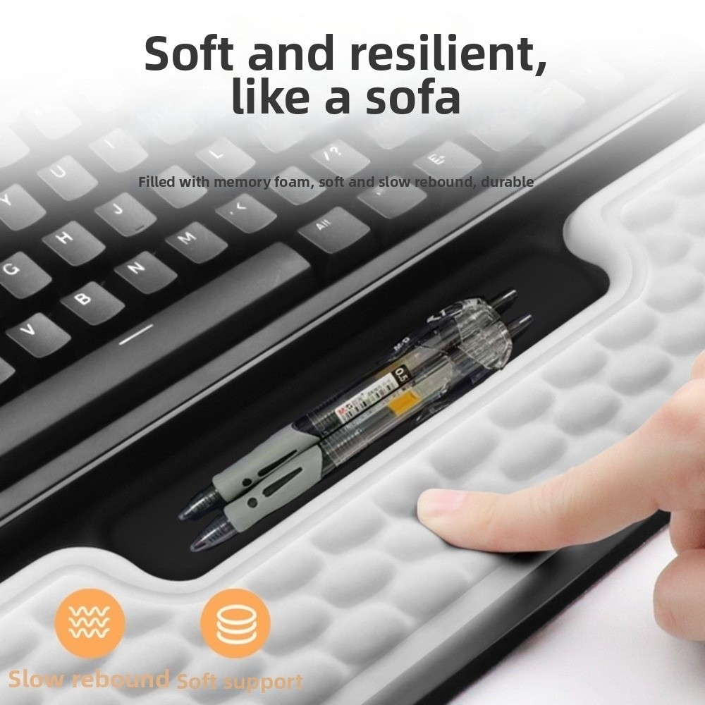 Computer Integrated Keyboard S - Keyboard Wrist Pad Leather recension och pris