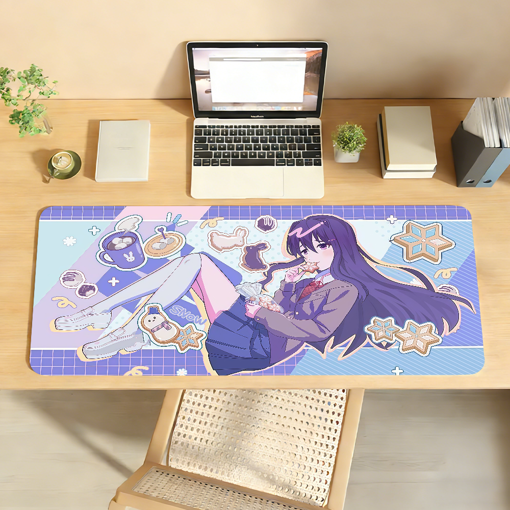 Cartoon Anime D-DDLC Mouse Pad - Keyboard Wrist Pad Leather recension och pris