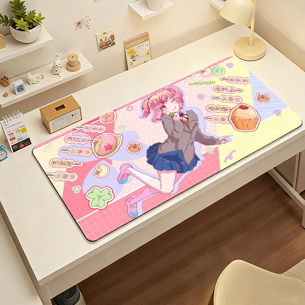 Cartoon Anime D-DDLC Mouse Pad - Keyboard Wrist Pad Leather recension och pris