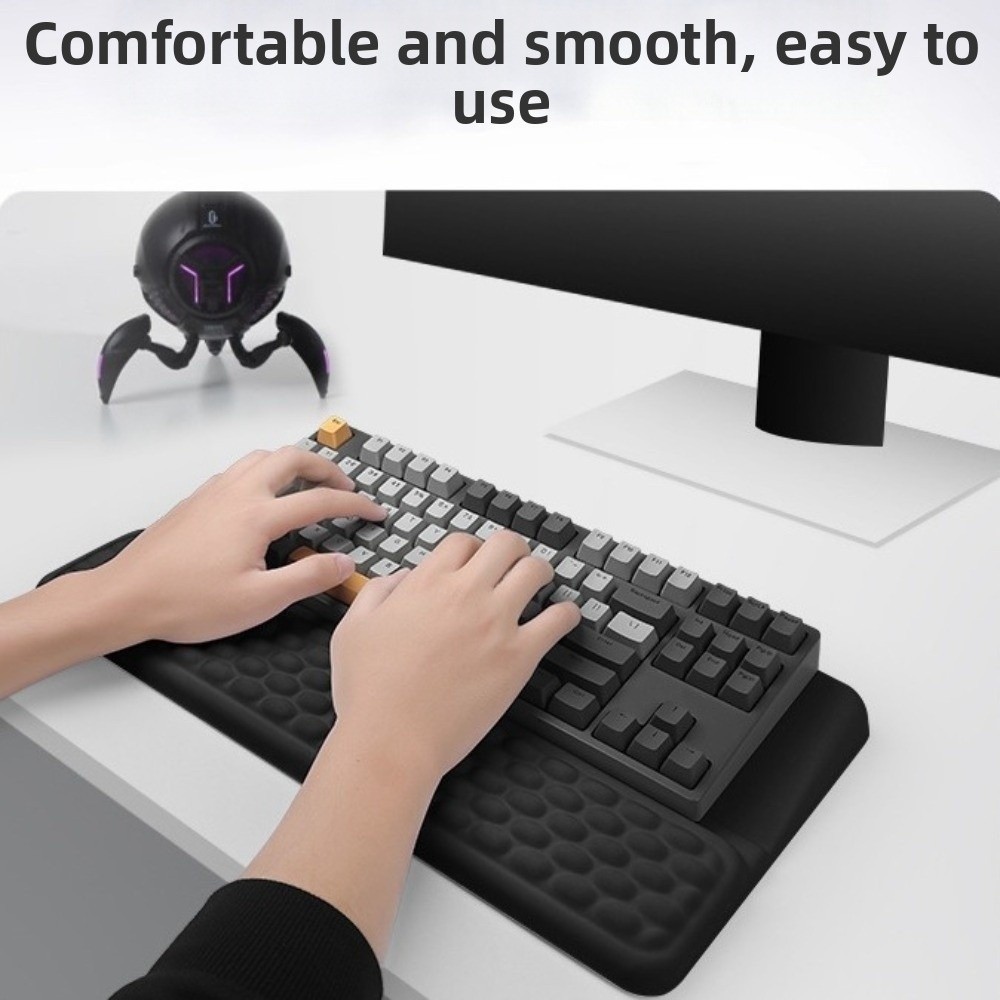 Easy Typing Non-Slip Ergonomic - Keyboard Wrist Pad Leather recension och pris