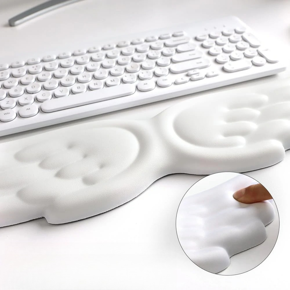 Mousepad Ergonomic Angel Keybo - Keyboard Wrist Pad Leather recension och pris