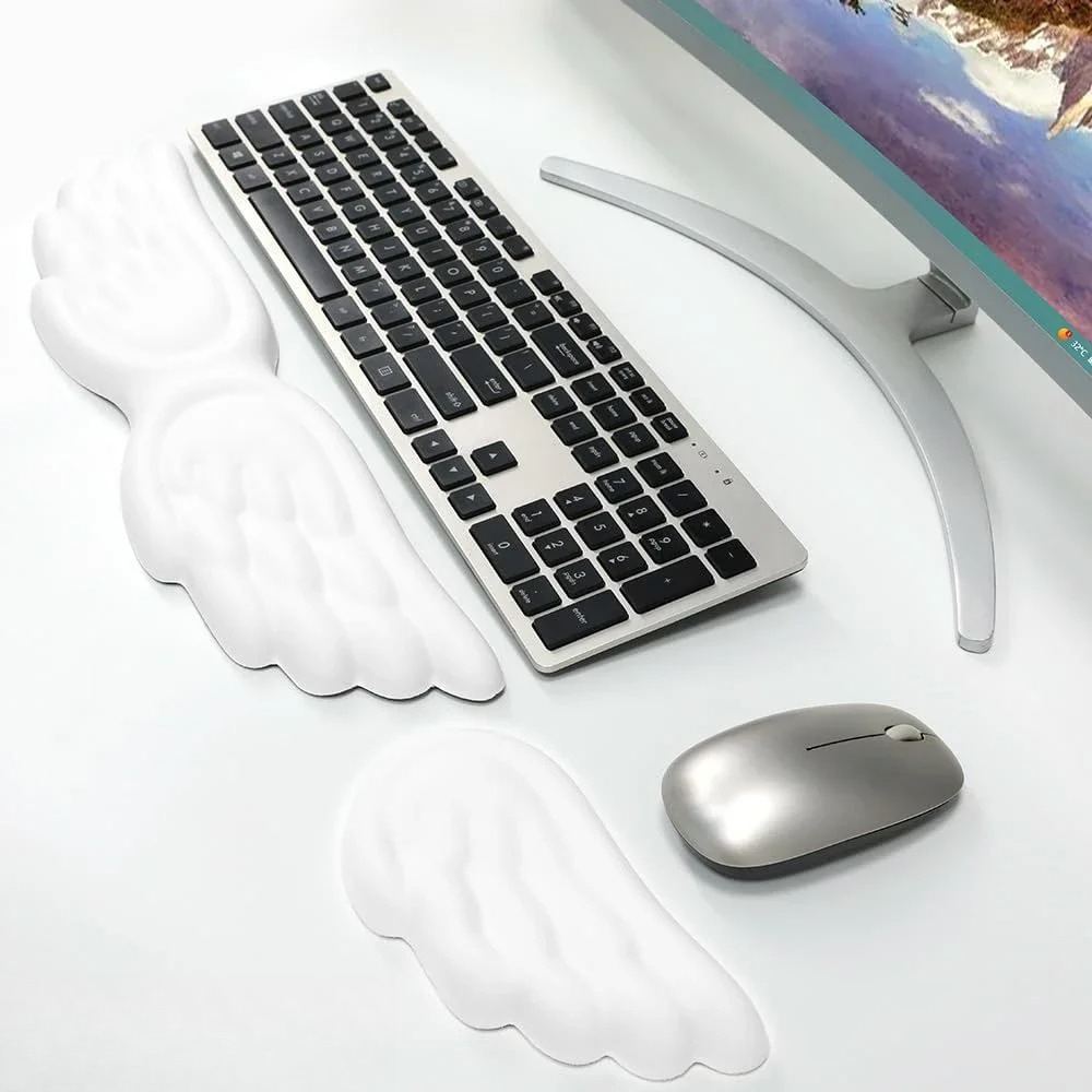 Mousepad Ergonomic Angel Keybo - Keyboard Wrist Pad Leather recension och pris