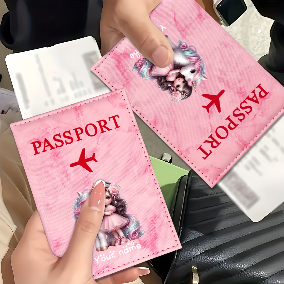 Unicorn Girl Pattern PU Passpo - Tech Accessories Travel recension och pris