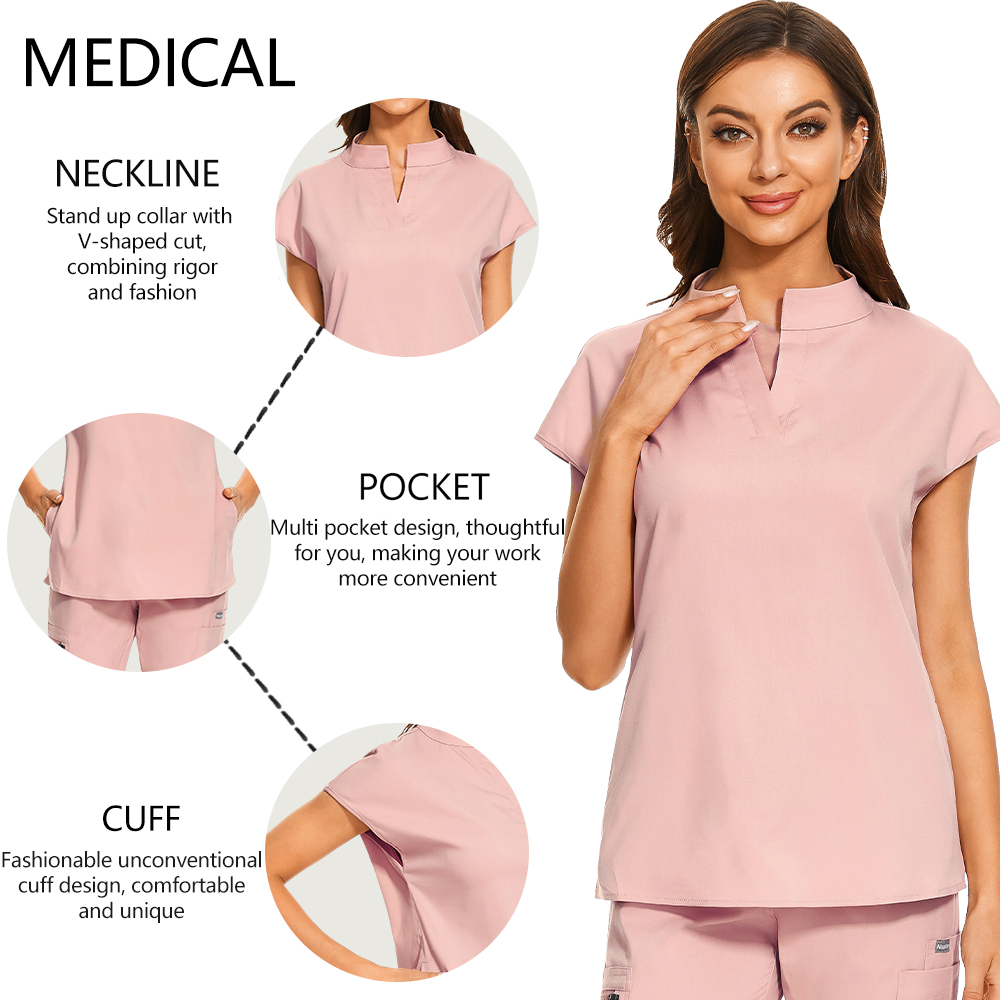 Plus Size Scrubs Set Women Med - Vet Tech Accessories recension och pris