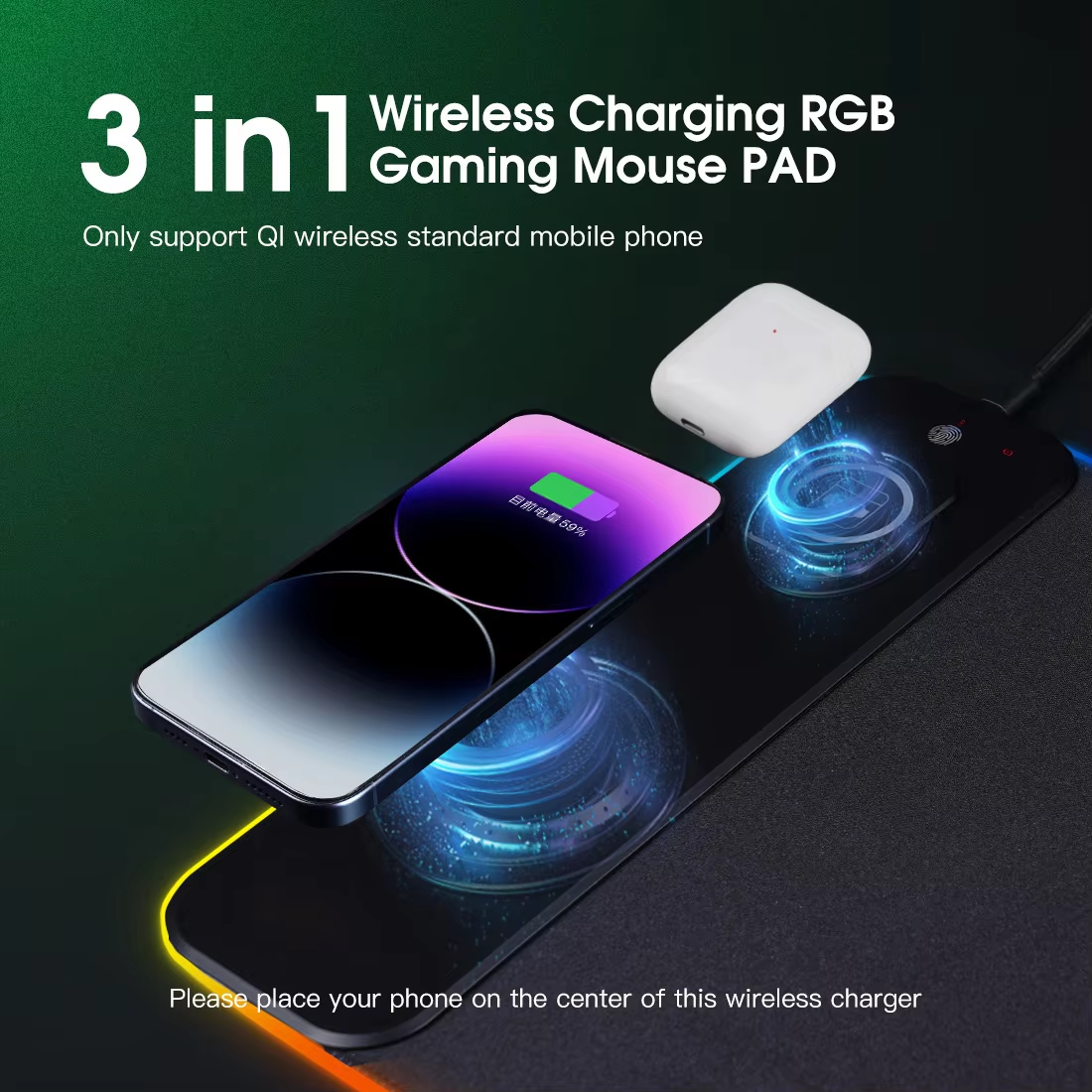 For 3-in-1 Magnetic Wireless C - Mouse Charging Pad recension och pris