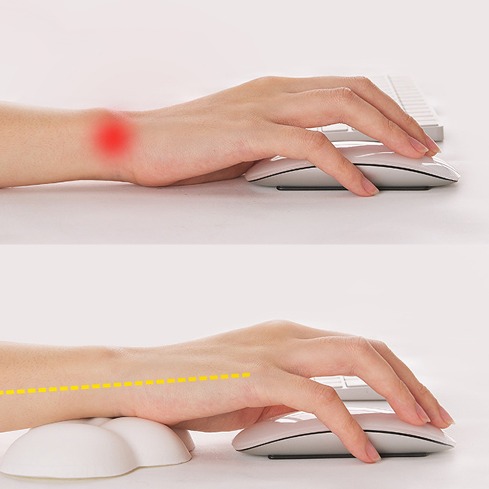 Mouse Pad with Wrist Rest Keyb - Keyboard Wrist Pad Leather recension och pris