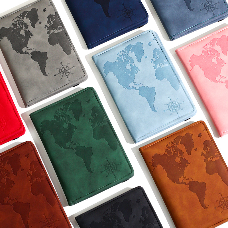 New Map Printed Passport Holde - Tech Accessories Travel recension och pris