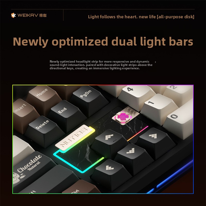 WEIKAV NUT108 Mechanical Keybo - Tech Gaming Accessories recension och pris