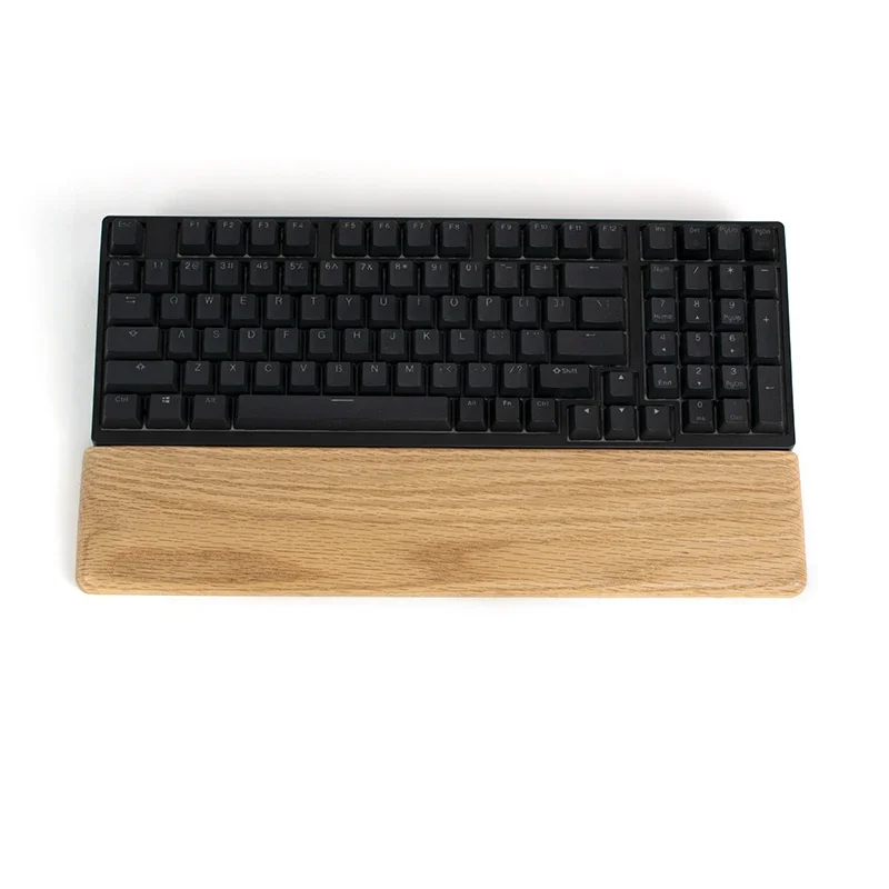 Black Walnut Palm Rest Custom  - Keyboard Wrist Pad Leather recension och pris