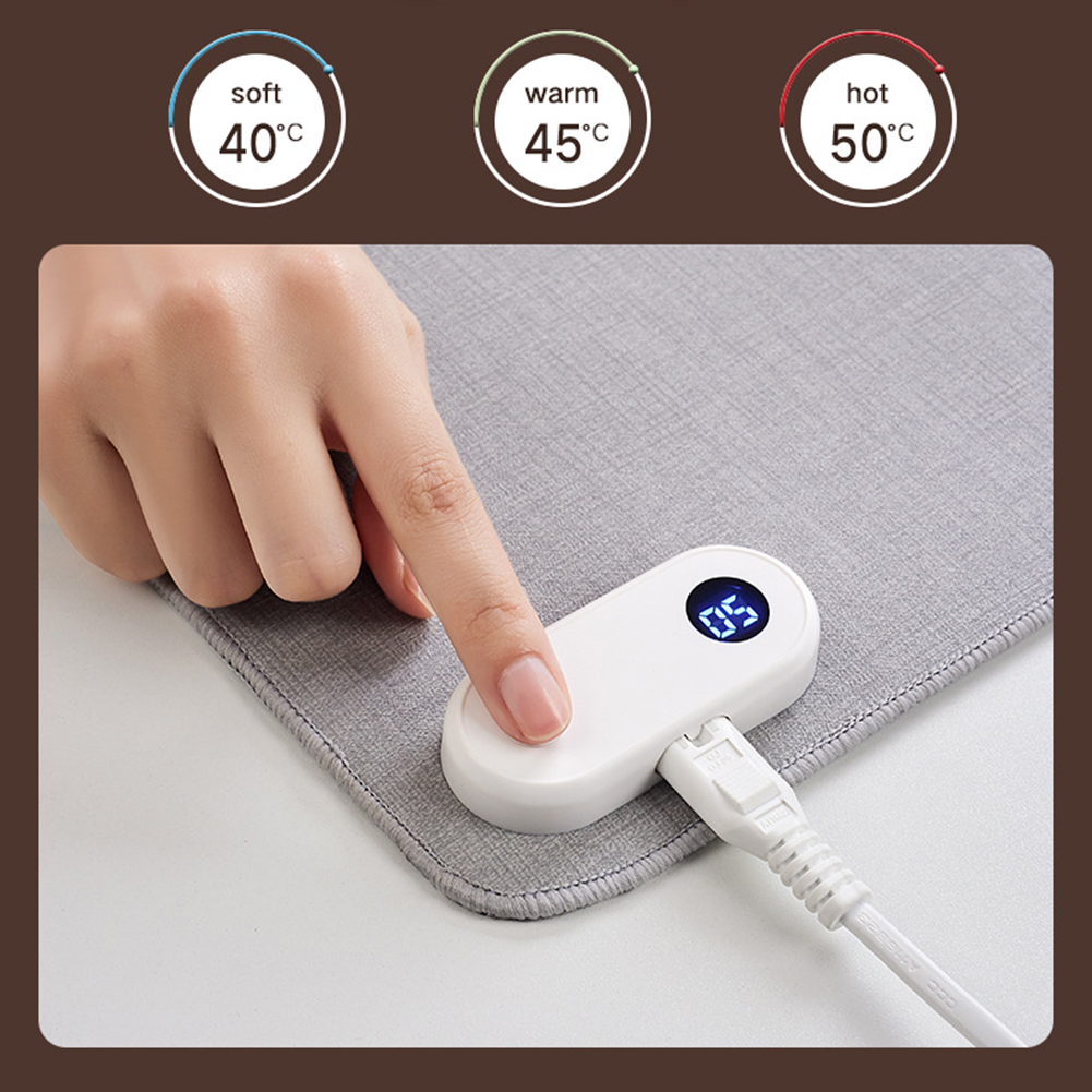 Heating Mouse Pad With Digital - Mouse Charging Pad recension och pris