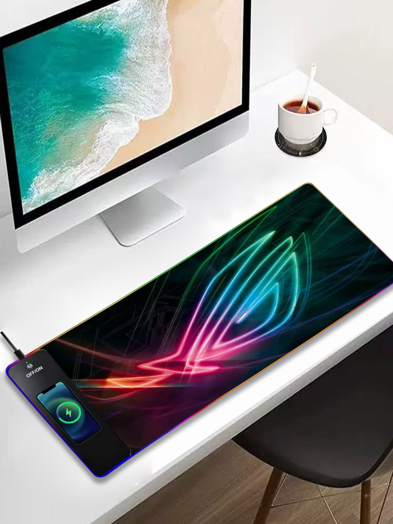 RGB Illuminated Multi-Function - Mouse Charging Pad recension och pris