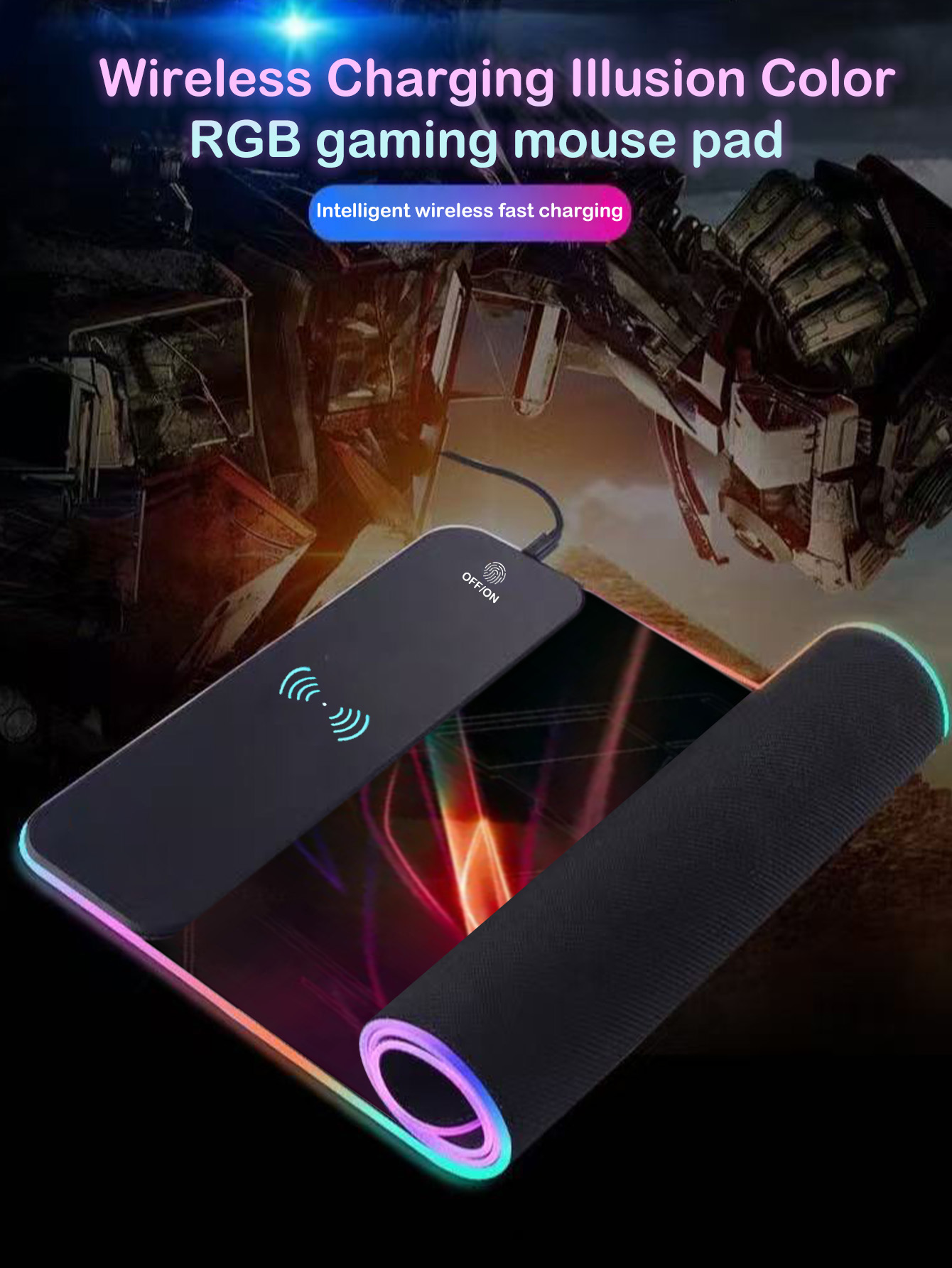 RGB Illuminated Multi-Function - Mouse Charging Pad recension och pris