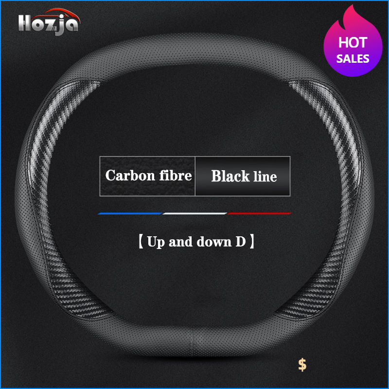 Leather Car Steering Wheel Cov - Tech Accessories Shop recension och pris