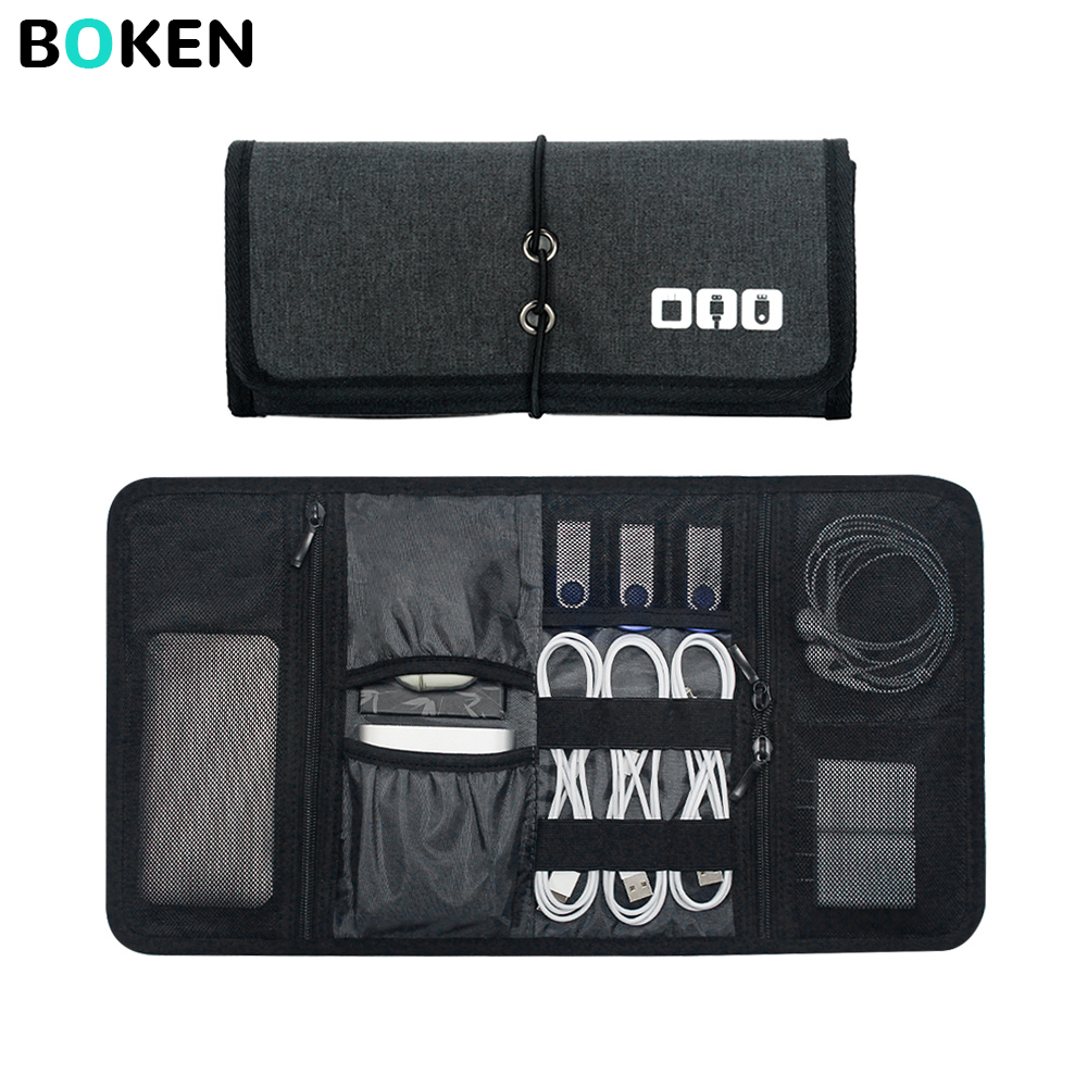 Tech Organizer Bag Cable Stora - Tech Accessories Travel recension och pris