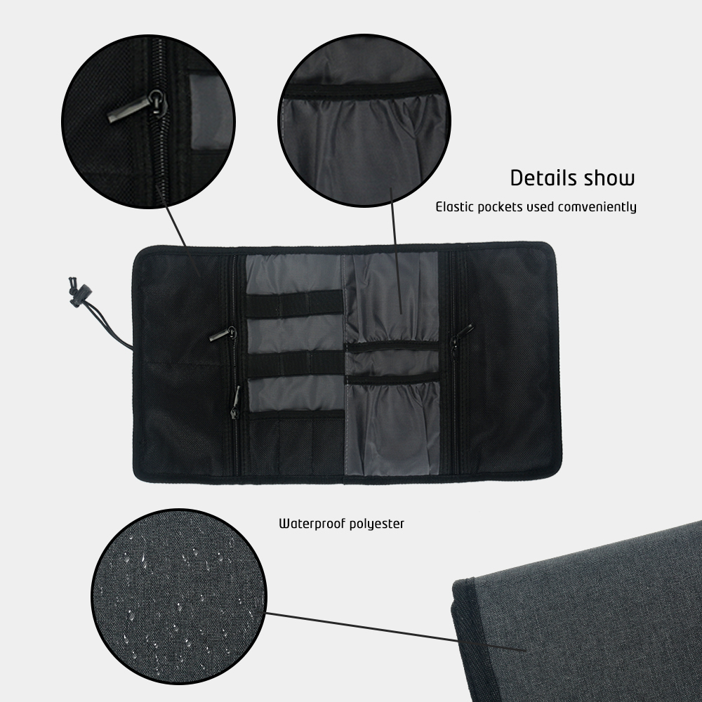 Tech Organizer Bag Cable Stora - Tech Accessories Travel recension och pris
