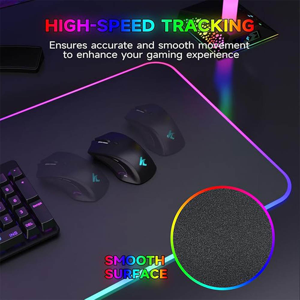 RGB mouse pad with wireless ch - Mouse Charging Pad recension och pris