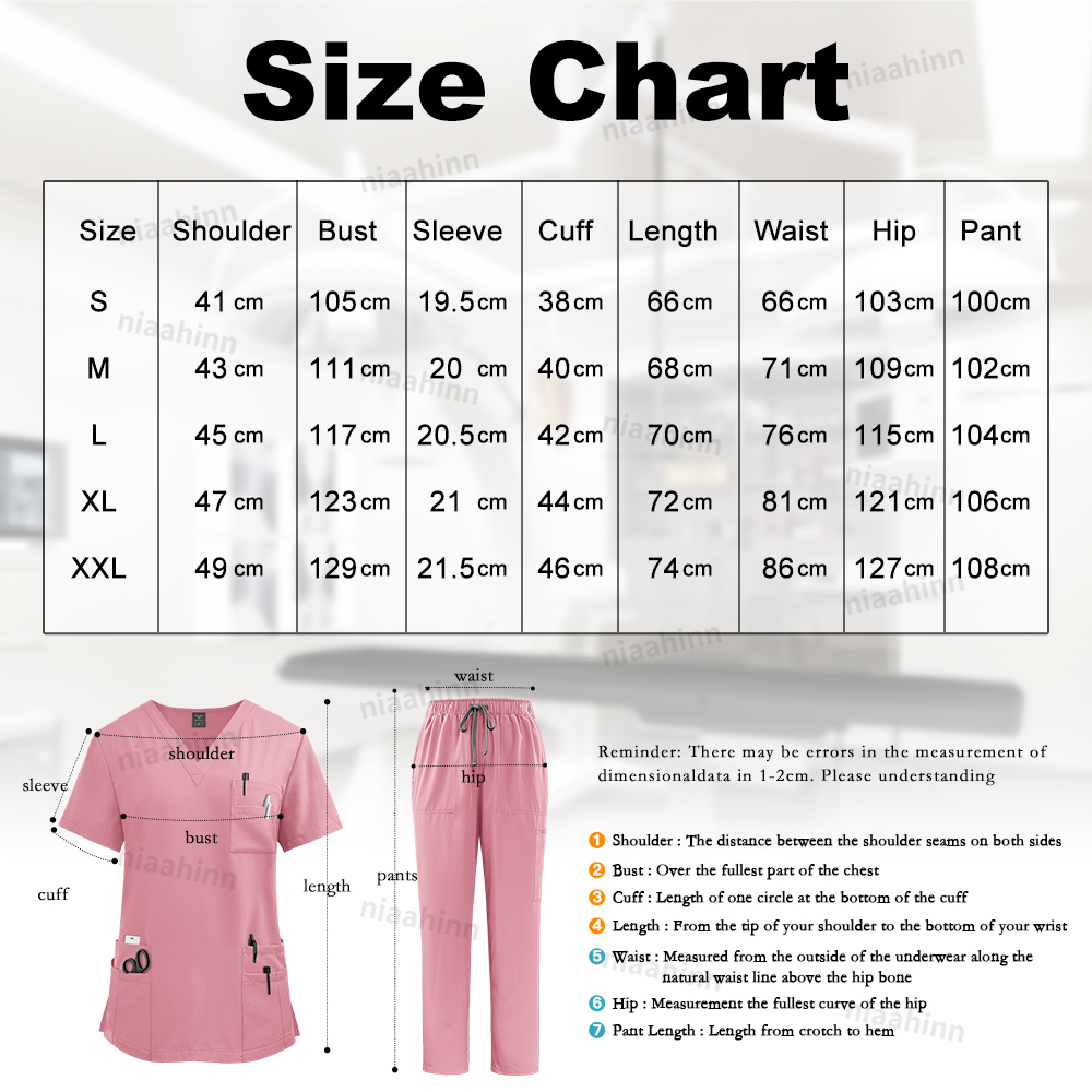Multicolor Scrubs Uniform Wome - Vet Tech Accessories recension och pris