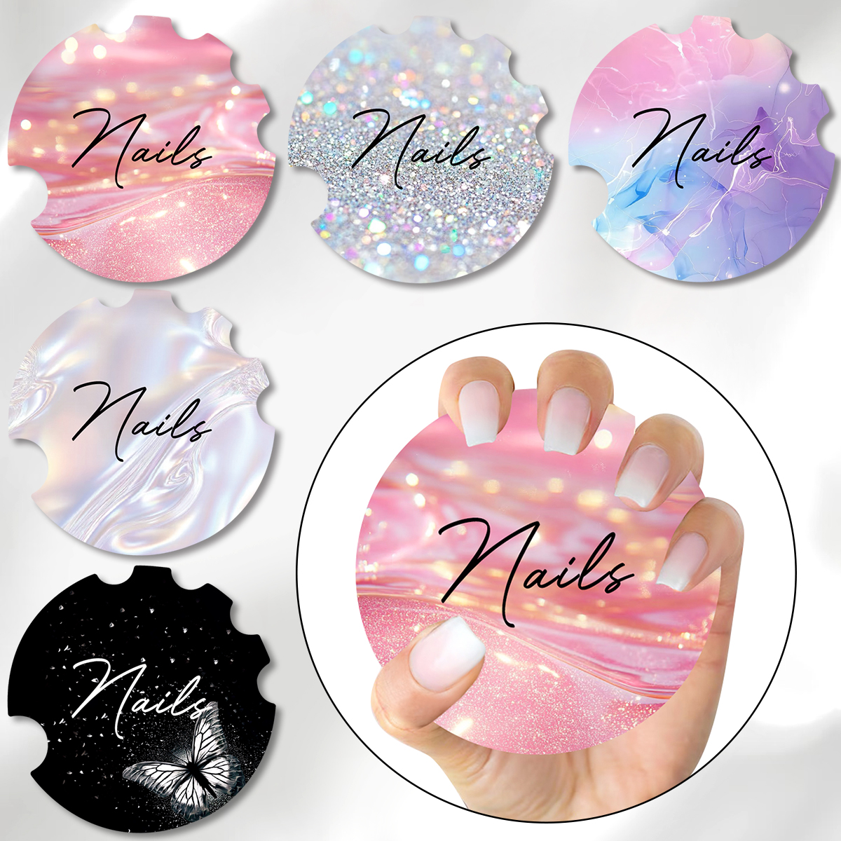 10Pcs/Lot Nail Art Display Car - Tech Accessories Board recension och pris