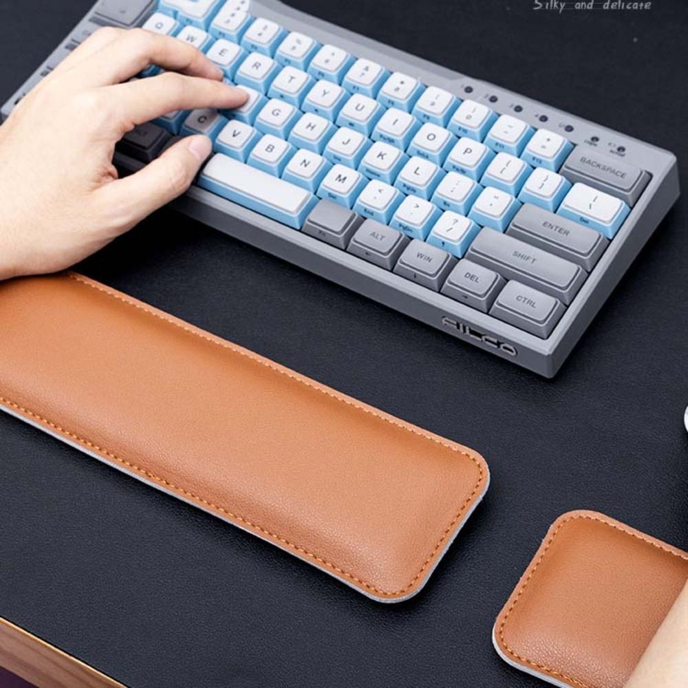 Portable Leather Mouse Pad Lar - Keyboard Wrist Pad Leather recension och pris