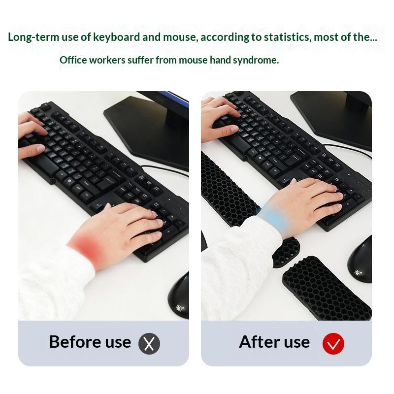 Ergonomic Mouse Wrist Rest Pad - Keyboard Wrist Pad Leather recension och pris
