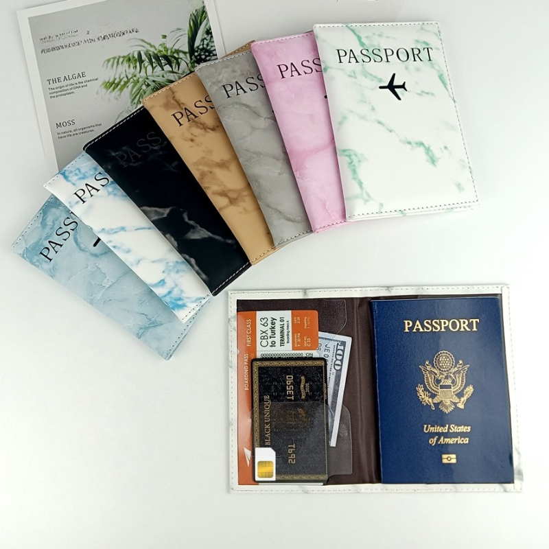 PU Leather Passport Cover Simp - Tech Accessories Travel recension och pris