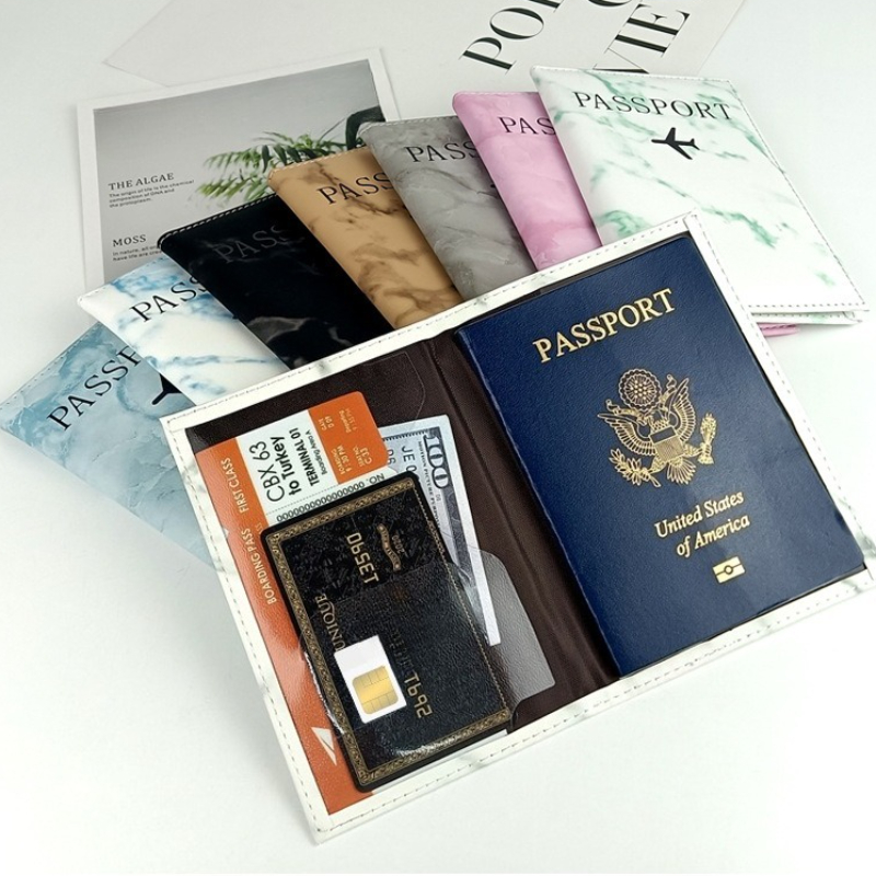 PU Leather Passport Cover Simp - Tech Accessories Travel recension och pris