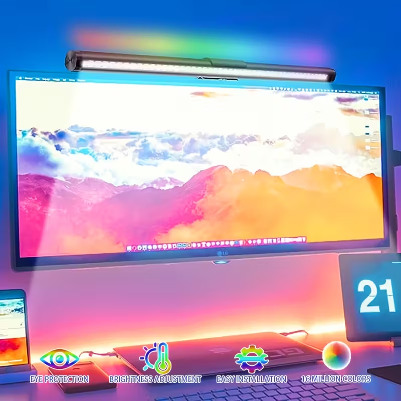 USB LED Desk Lamp Screen Hangi - Monitor Light Bar recension och pris