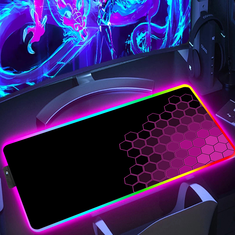 RGB Extended Hexagon Gaming Mo - Mouse Charging Pad recension och pris