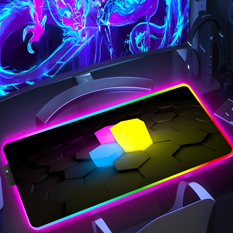 RGB Extended Hexagon Gaming Mo - Mouse Charging Pad recension och pris