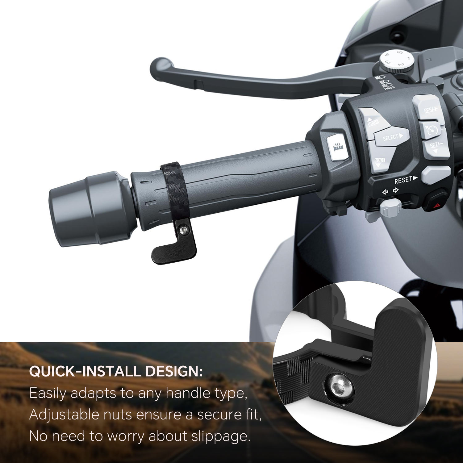 tmax Motorcycle CNC Universal  - Tech Accessories Shop recension och pris