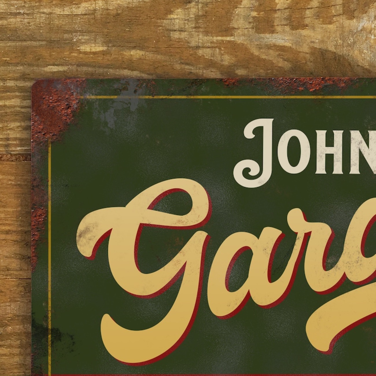 Custom Personalised Garage Met - Tech Accessories recension och pris