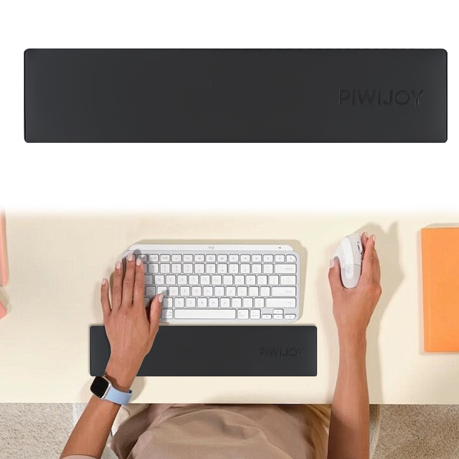 Ergonomic Hand Support Pad Ant - Keyboard Wrist Pad Leather recension och pris