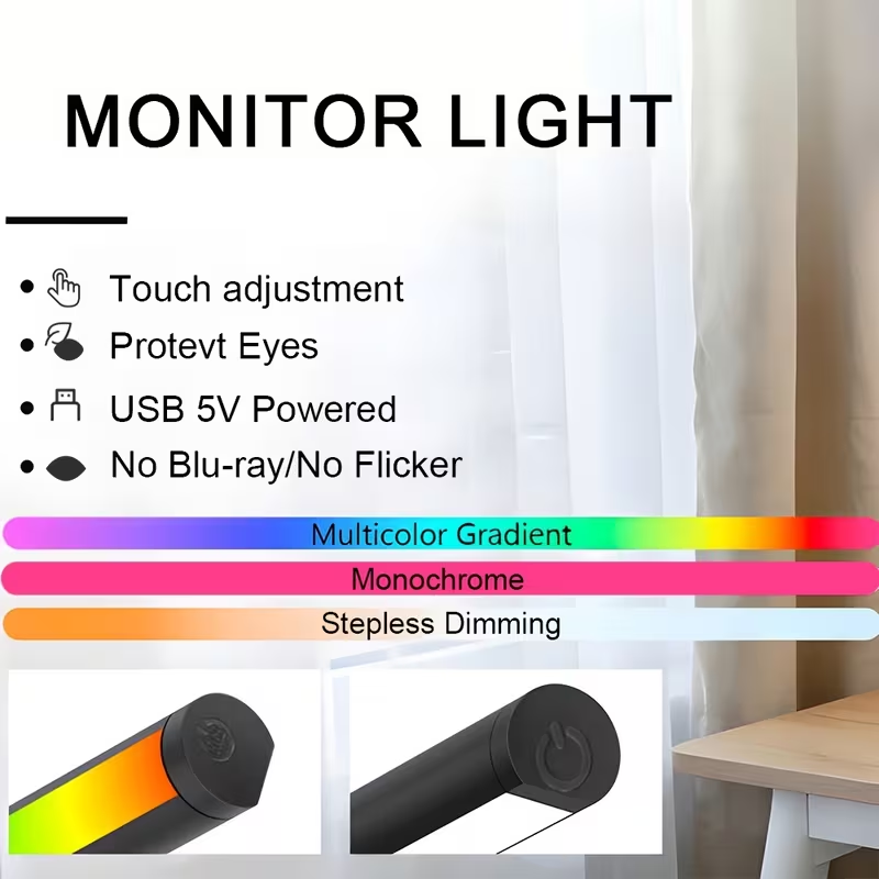 LED Computer Screen Hanging Li - Monitor Light Bar recension och pris