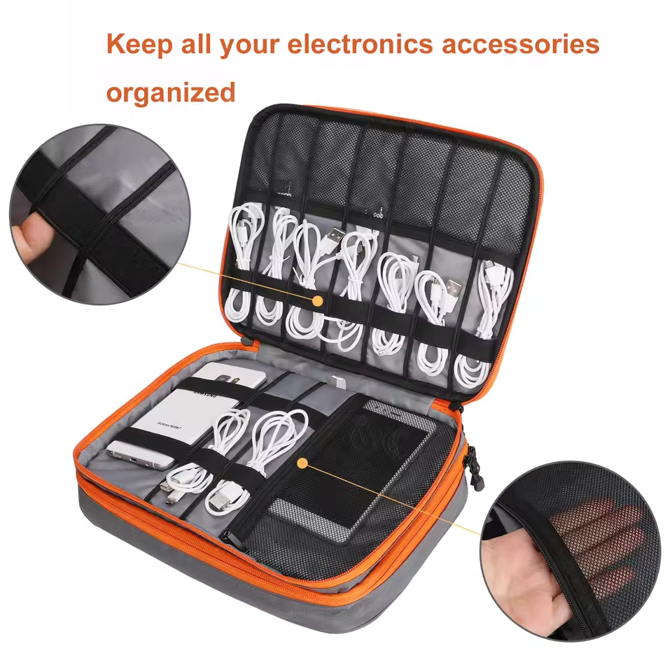 Travel Double Layer Digital St - Tech Accessories Case recension och pris