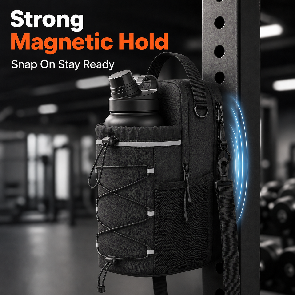 Magnetic Gym Bottle Bag Water  - Tech Accessories recension och pris